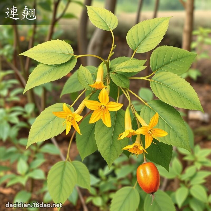 連翹 - 國語大辭典配圖