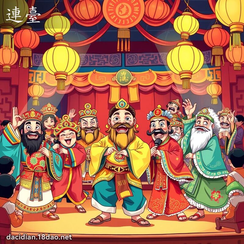 連臺 - 國語大辭典配圖