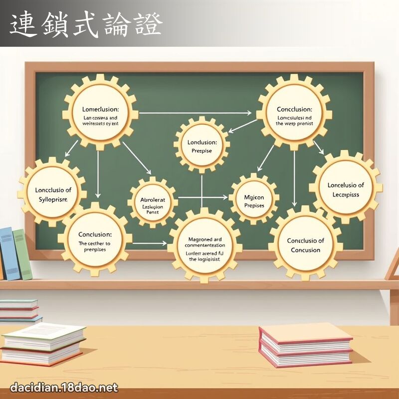 连锁式论证 - 国语大辞典配图