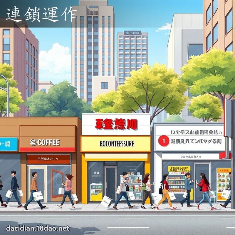 連鎖運作 - 國語大辭典配圖