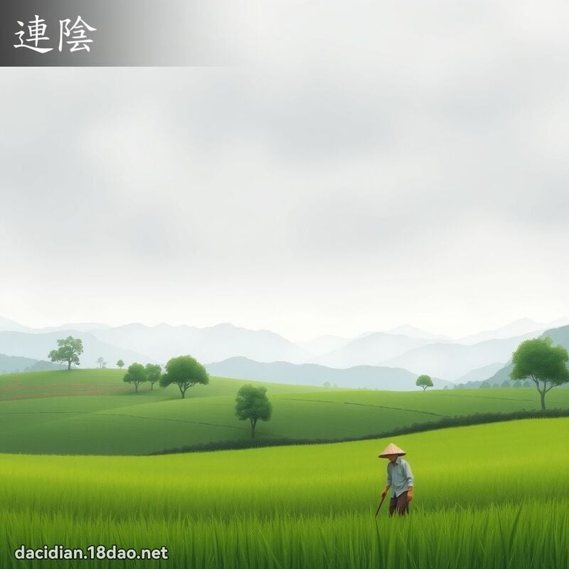 連陰 - 國語大辭典配圖