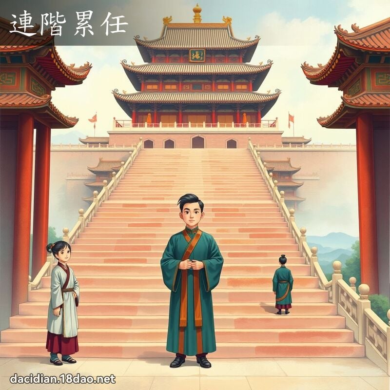 連階累任 - 國語大辭典配圖
