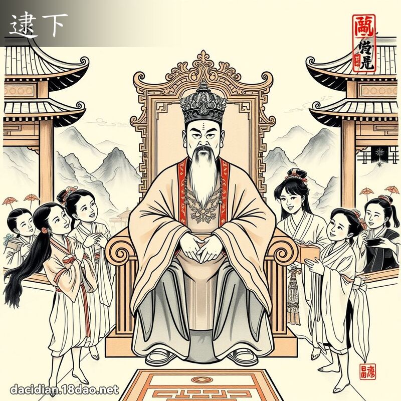 逮下 - 國語大辭典配圖