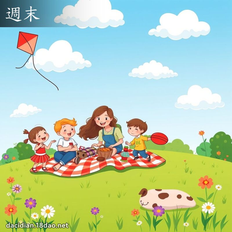 週末 - 國語大辭典配圖