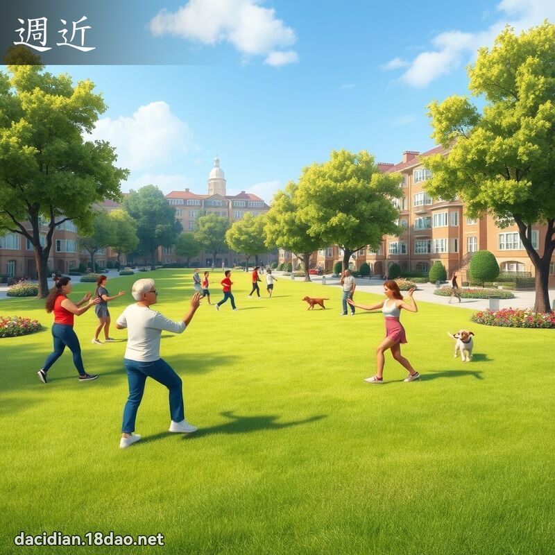 週近 - 國語大辭典配圖