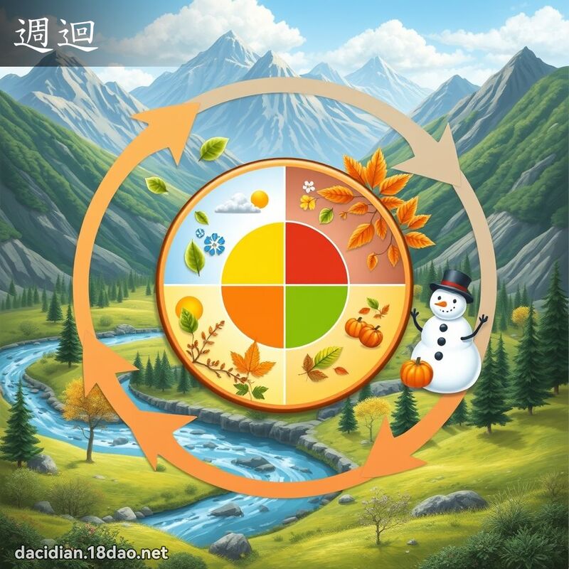 周回 - 国语大辞典配图