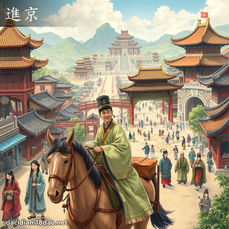 进京 - 国语大辞典配图