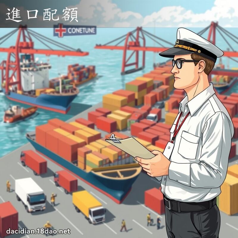 進口配額 - 國語大辭典配圖