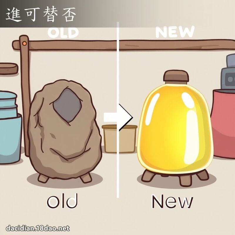 進可替否 - 國語大辭典配圖
