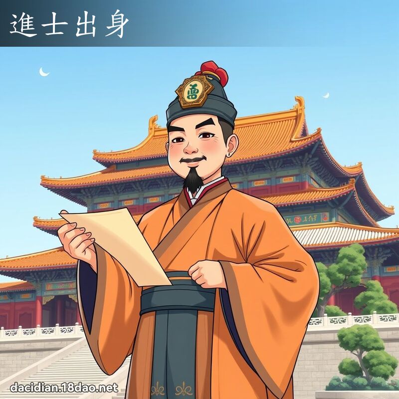 進士出身 - 國語大辭典配圖