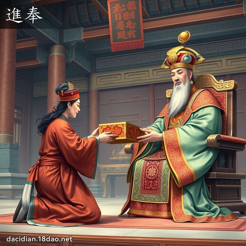 進奉 - 國語大辭典配圖
