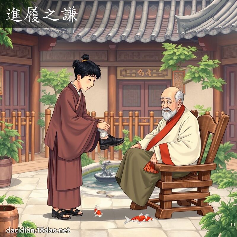 進履之謙 - 國語大辭典配圖