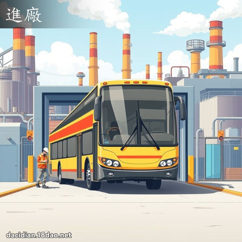 進廠 - 國語大辭典配圖