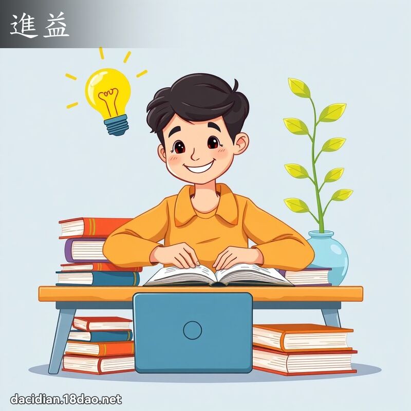 进益 - 国语大辞典配图