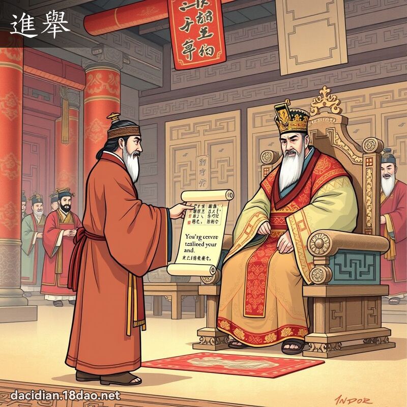 進舉 - 國語大辭典配圖