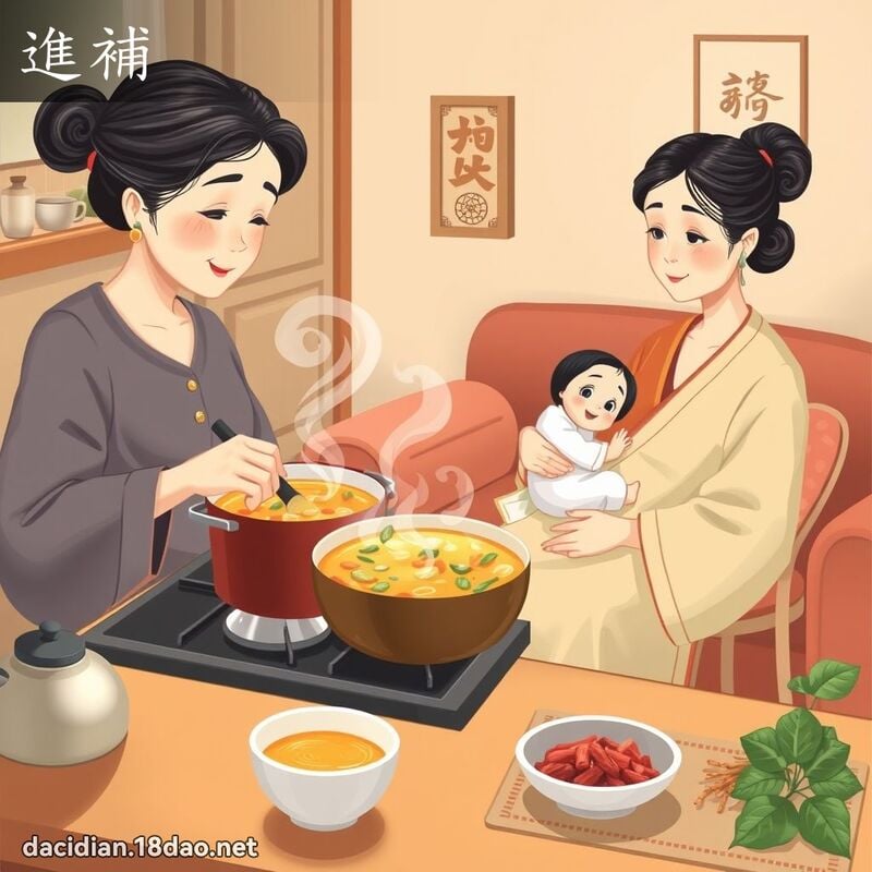 进补 - 国语大辞典配图
