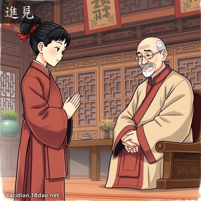 进见 - 国语大辞典配图
