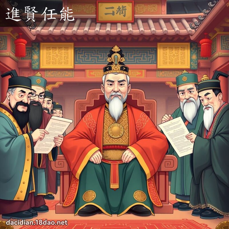 进贤任能 - 国语大辞典配图
