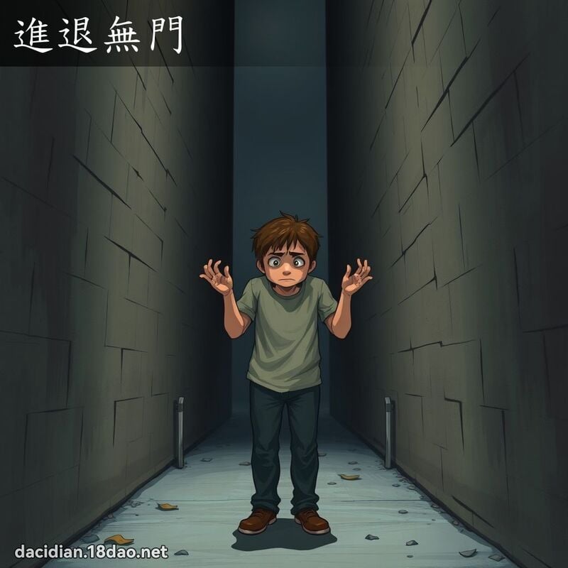 進退無門 - 國語大辭典配圖