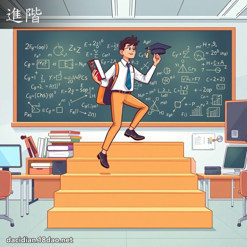 进阶 - 国语大辞典配图