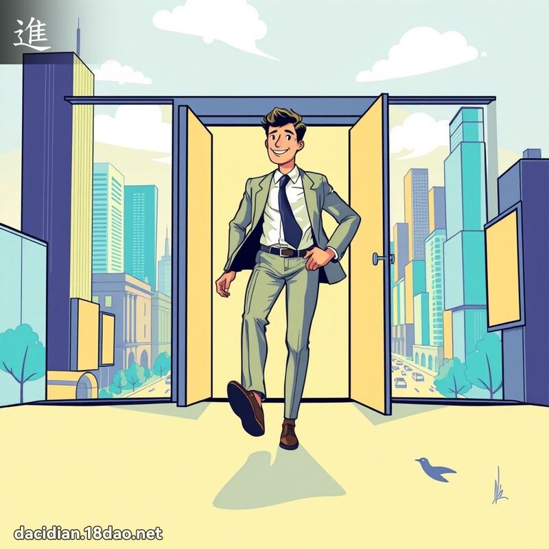 進 - 國語大辭典配圖