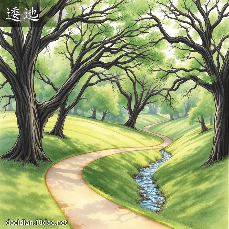 逶迆 - 國語大辭典配圖