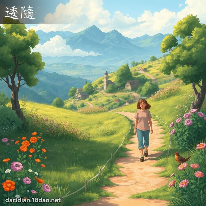 逶隨 - 國語大辭典配圖