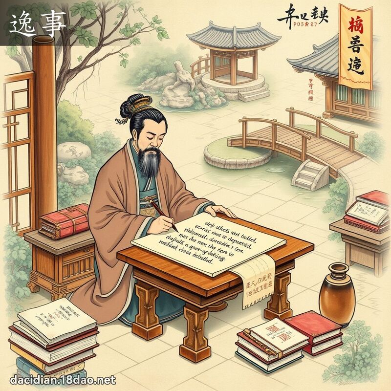 逸事 - 国语大辞典配图