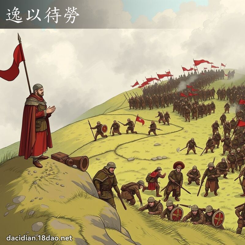 逸以待劳 - 国语大辞典配图