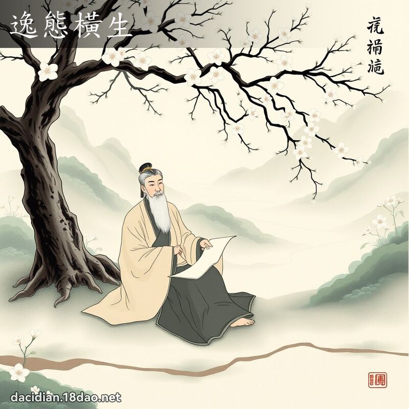 逸態橫生 - 國語大辭典配圖