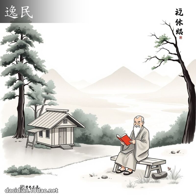 逸民 - 国语大辞典配图