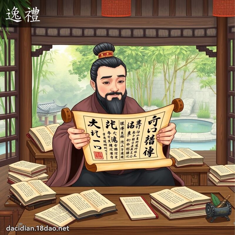 逸禮 - 國語大辭典配圖