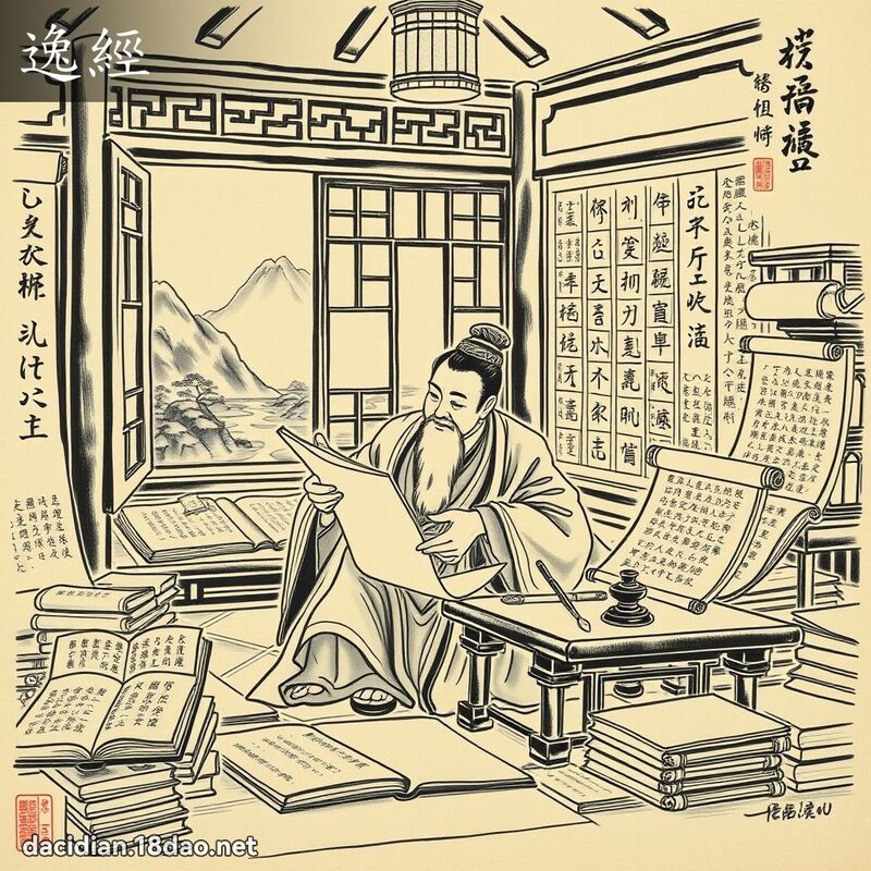 逸经 - 国语大辞典配图