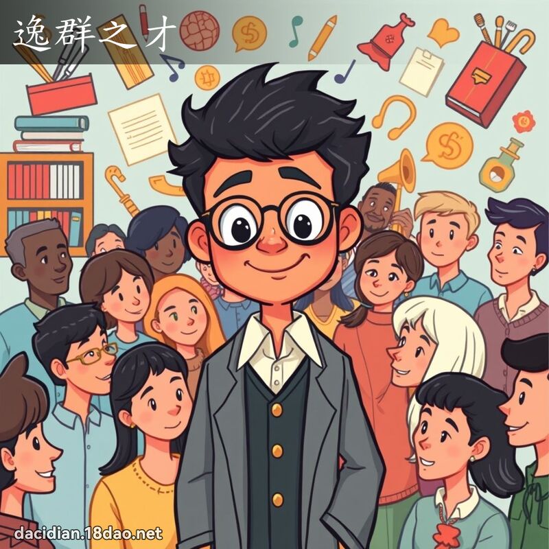 逸群之才 - 國語大辭典配圖