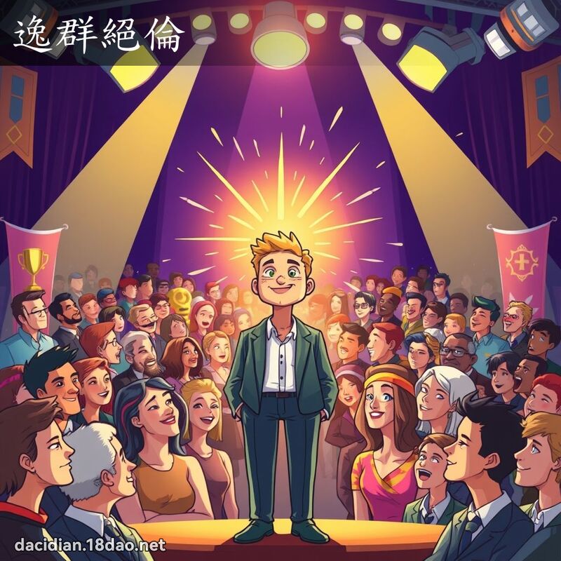 逸群絕倫 - 國語大辭典配圖