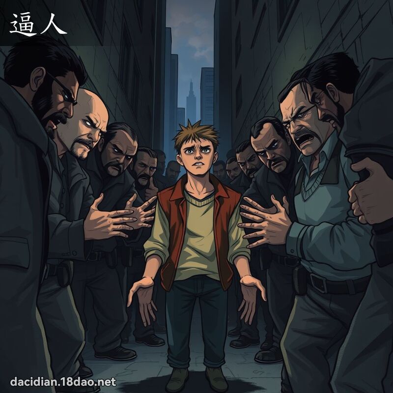 逼人 - 国语大辞典配图