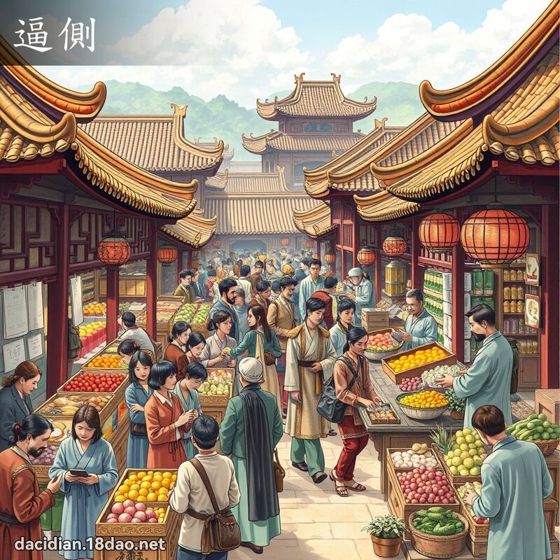 逼侧 - 国语大辞典配图
