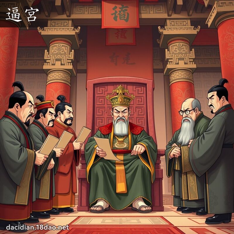 逼宫 - 国语大辞典配图