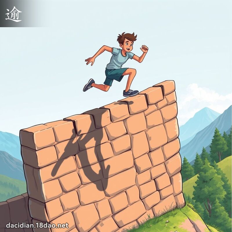 逾 - 國語大辭典配圖