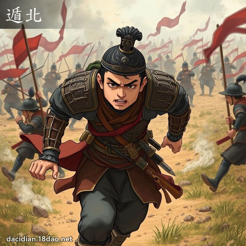遁北 - 国语大辞典配图