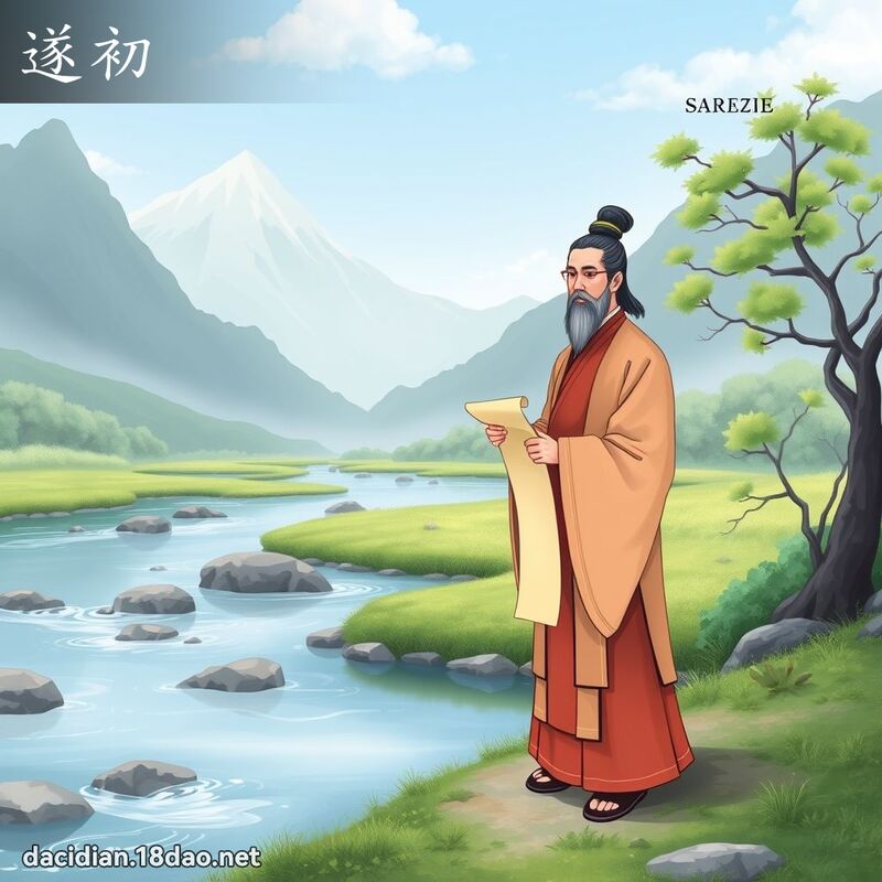 遂初 - 國語大辭典配圖