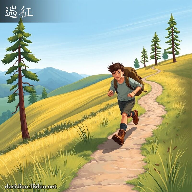 遄征 - 国语大辞典配图