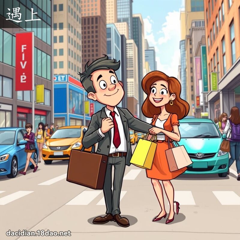 遇上 - 國語大辭典配圖