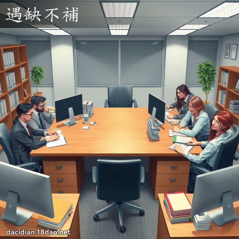 遇缺不補 - 國語大辭典配圖