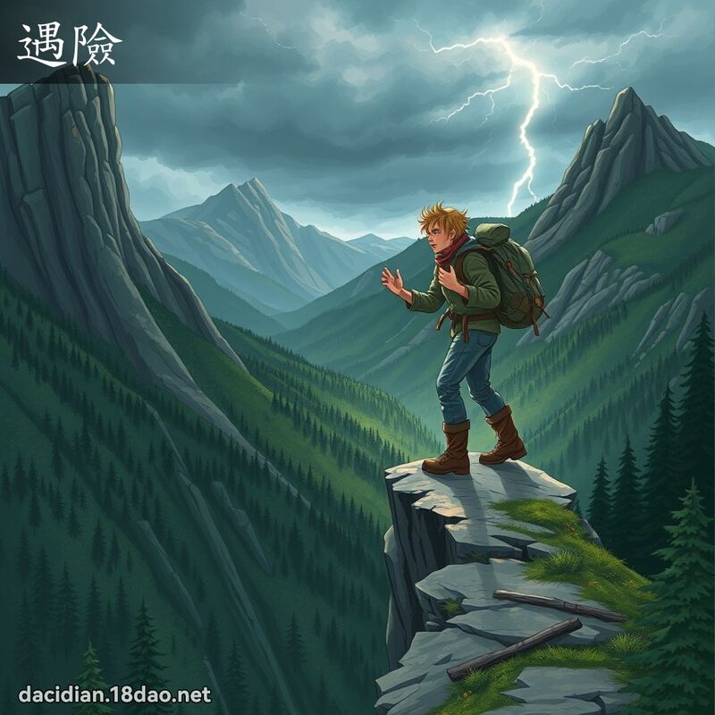 遇險 - 國語大辭典配圖