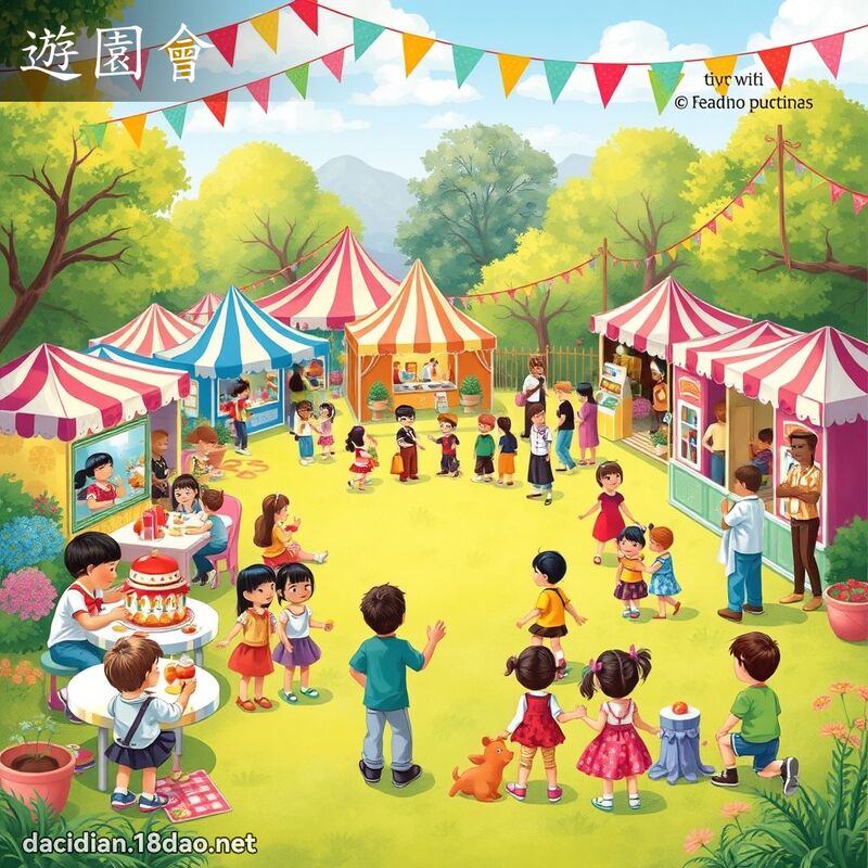 游园会 - 国语大辞典配图