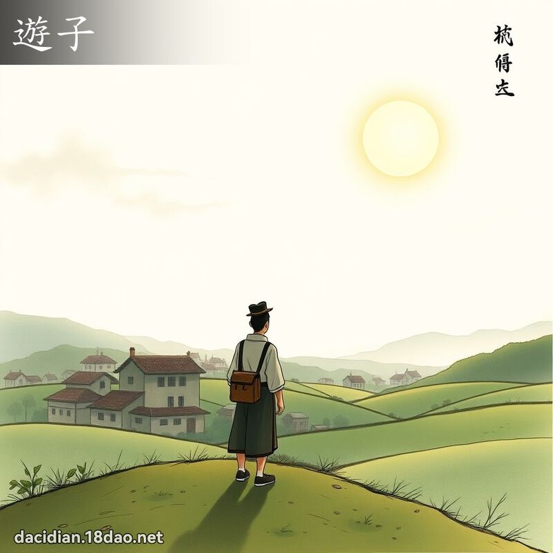 游子 - 国语大辞典配图