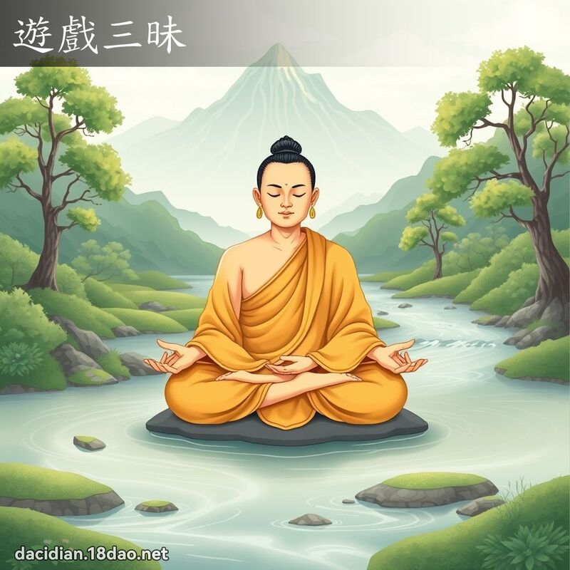 遊戲三昧 - 國語大辭典配圖