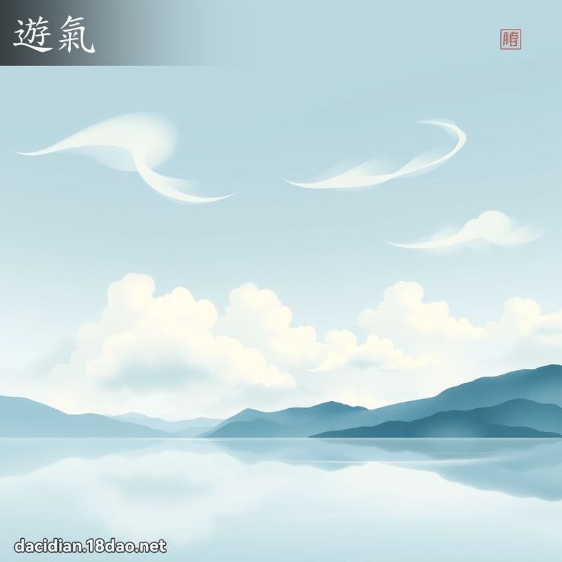遊氣 - 國語大辭典配圖