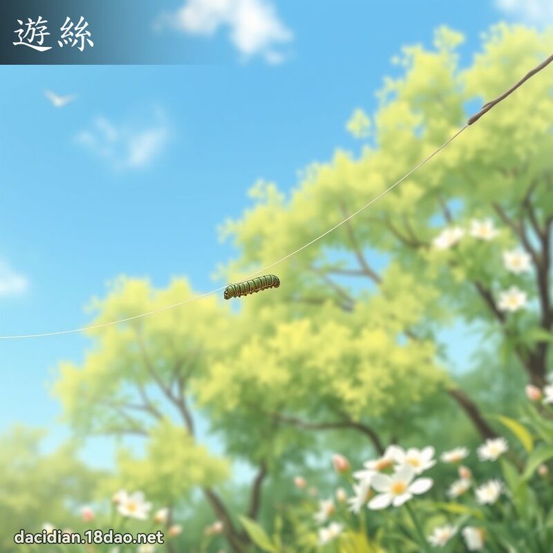 遊絲 - 國語大辭典配圖